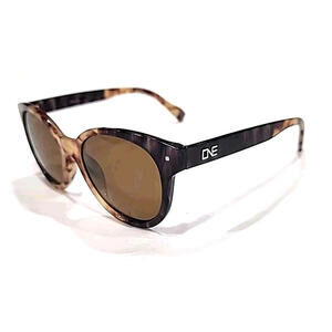 Optic Nerve One Hotplate Tortoise Cream Brown Round Sunglasses